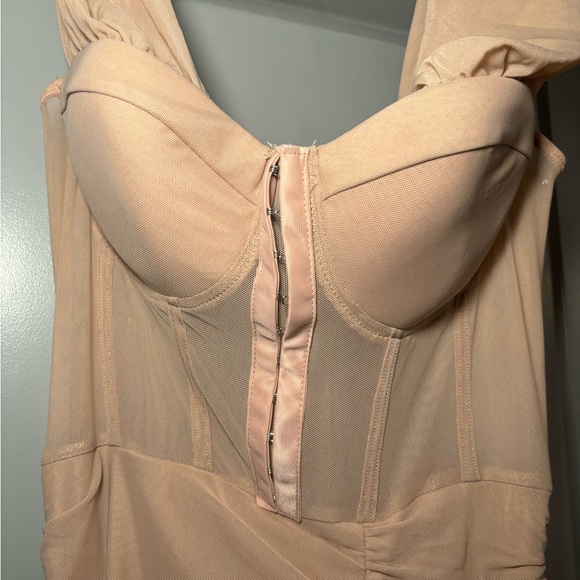 NWT Prom / Formal Dress | Taupe | Large - Picture 3 of 9